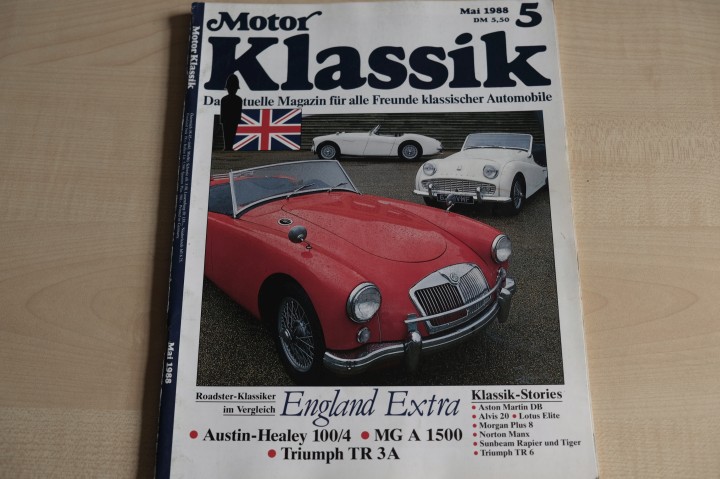 Deckblatt Motor Klassik (05/1988)